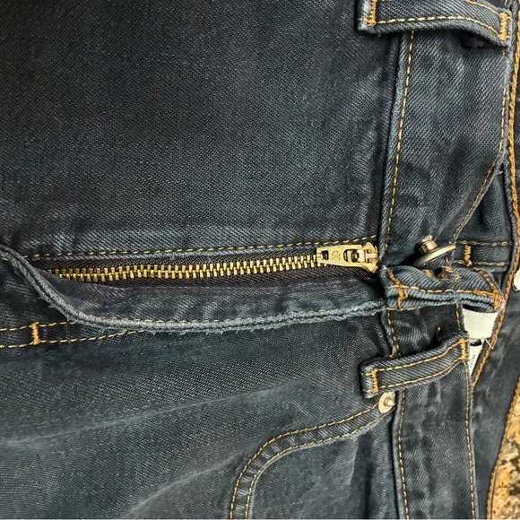 Calvin Klein Jeans Black Floral Distressed, Size 6 - Picture 6 of 6